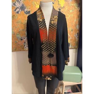 Connie’s Moonlight Vintage Stretch Artsy Kimono Jacket XL